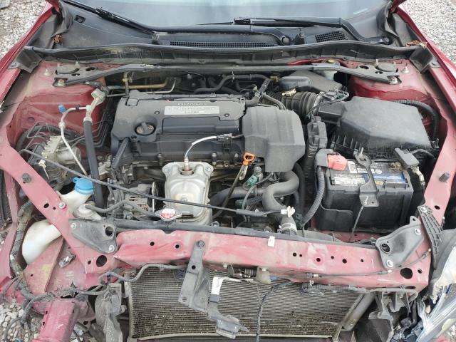 1HGCT1B87DA015366 - 2013 HONDA ACCORD EXL RED photo 11