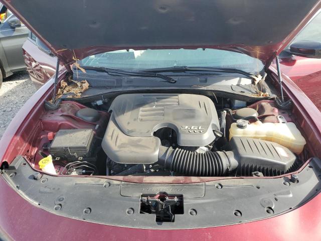 2C3CDXBG8NH120172 - 2022 DODGE CHARGER SXT BURGUNDY photo 11