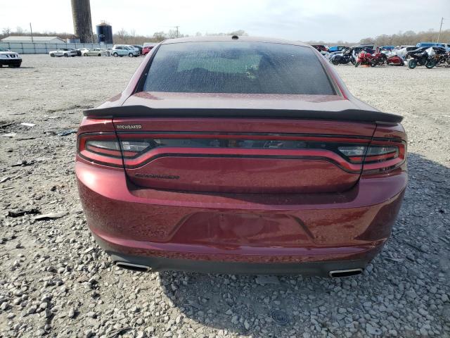 2C3CDXBG8NH120172 - 2022 DODGE CHARGER SXT BURGUNDY photo 6