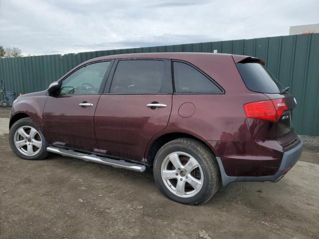 2HNYD28898H537125 - 2008 ACURA MDX SPORT BURGUNDY photo 2