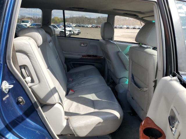 JTEEP21A940029504 - 2004 TOYOTA HIGHLANDER BLUE photo 11