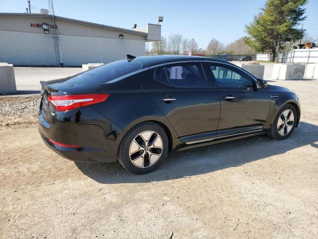 KNAGM4AD9C5015483 - 2012 KIA OPTIMA HYBRID BLACK photo 3