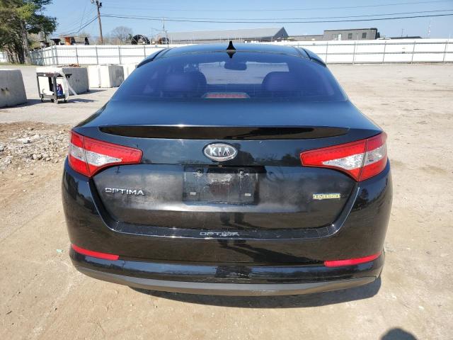 KNAGM4AD9C5015483 - 2012 KIA OPTIMA HYBRID BLACK photo 6