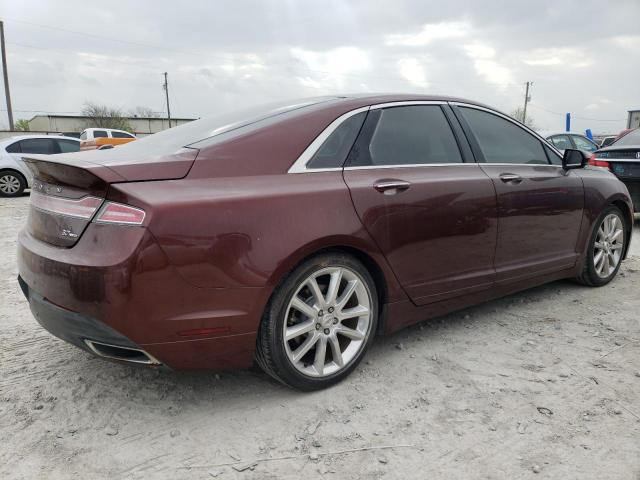 3LN6L2JK2FR604957 - 2015 LINCOLN MKZ BURGUNDY photo 3