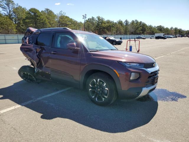 KL79MRSL8NB144010 - 2022 CHEVROLET TRAILBLAZE LT MAROON photo 4