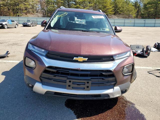 KL79MRSL8NB144010 - 2022 CHEVROLET TRAILBLAZE LT MAROON photo 5