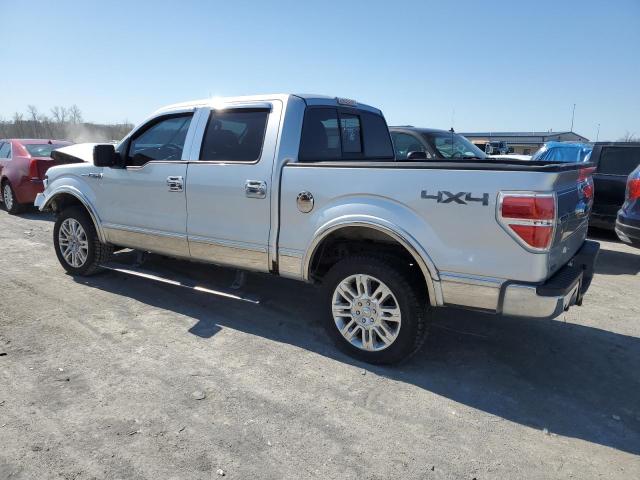 1FTFW1EV2AFB39516 - 2010 FORD F150 SUPERCREW SILVER photo 2