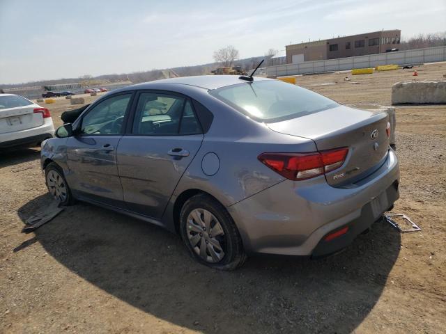 3KPA24AB2KE187760 - 2019 KIA RIO S GRAY photo 2