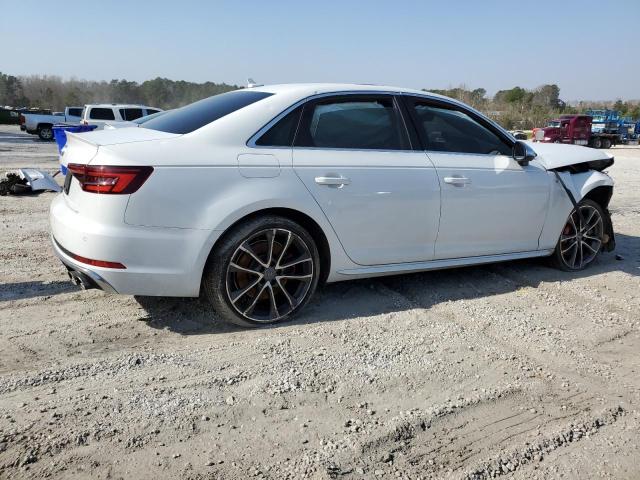 WAUC4AF48JA009877 - 2018 AUDI S4 PRESTIGE WHITE photo 3