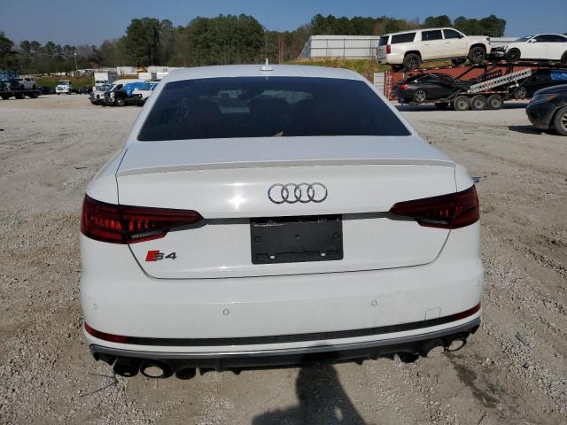 WAUC4AF48JA009877 - 2018 AUDI S4 PRESTIGE WHITE photo 6