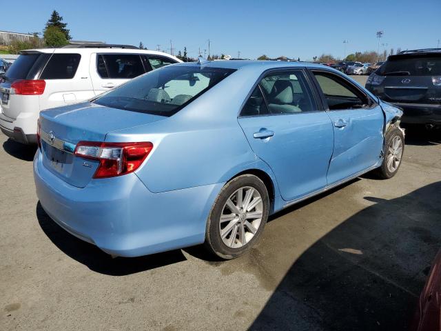 4T1BK1FK8CU505567 - 2012 TOYOTA CAMRY SE BLUE photo 3