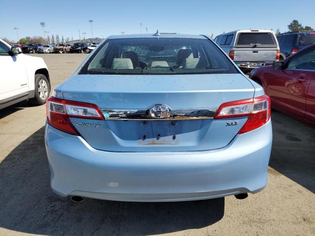 4T1BK1FK8CU505567 - 2012 TOYOTA CAMRY SE BLUE photo 6