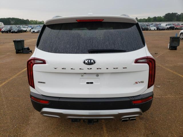 5XYP6DHC5LG092448 - 2020 KIA TELLURIDE S WHITE photo 6