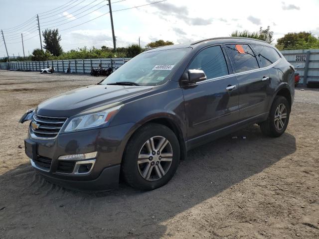 1GNKRGKDXHJ195898 - 2017 CHEVROLET TRAVERSE LT GRAY photo 1