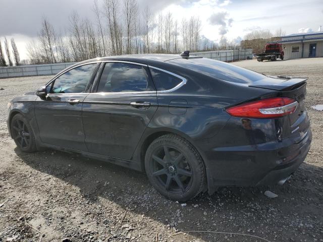 3FA6P0VP8KR252504 - 2019 FORD FUSION SPORT BLACK photo 2