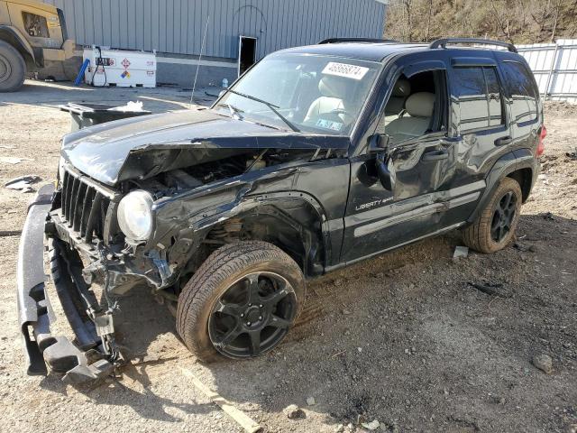 1J4GL48K33W586479 - 2003 JEEP LIBERTY SPORT BLACK photo 1