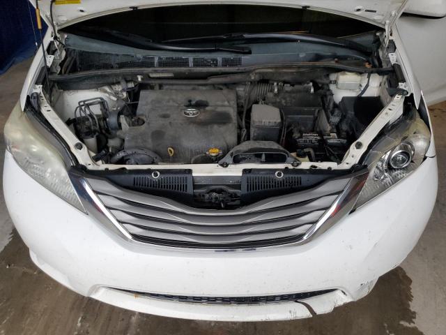 5TDYK3DC1DS288827 - 2013 TOYOTA SIENNA XLE WHITE photo 12