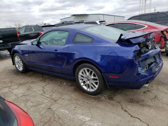 1ZVBP8CF8E5268045 - 2014 FORD MUSTANG GT BLUE photo 2