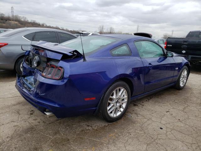 1ZVBP8CF8E5268045 - 2014 FORD MUSTANG GT BLUE photo 3