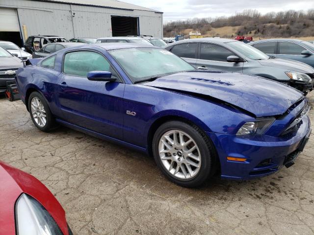 1ZVBP8CF8E5268045 - 2014 FORD MUSTANG GT BLUE photo 4