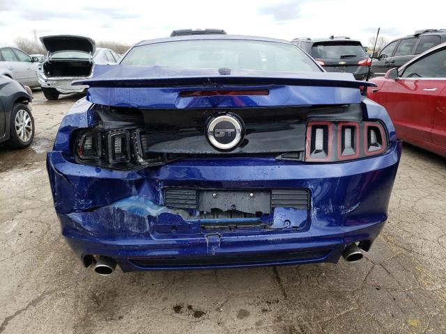 1ZVBP8CF8E5268045 - 2014 FORD MUSTANG GT BLUE photo 6