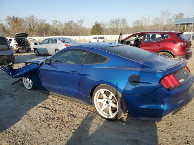 1FA6P8TH3H5240332 - 2017 FORD MUSTANG BLUE photo 2
