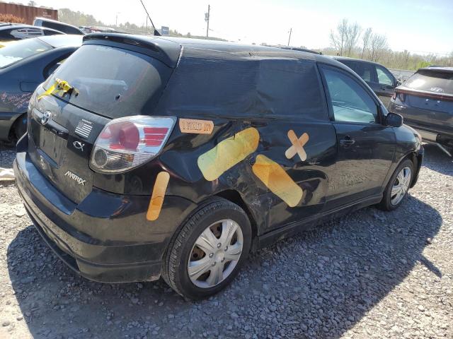 2T1KR32E25C388404 - 2005 TOYOTA COROLLA MA XR BLACK photo 3