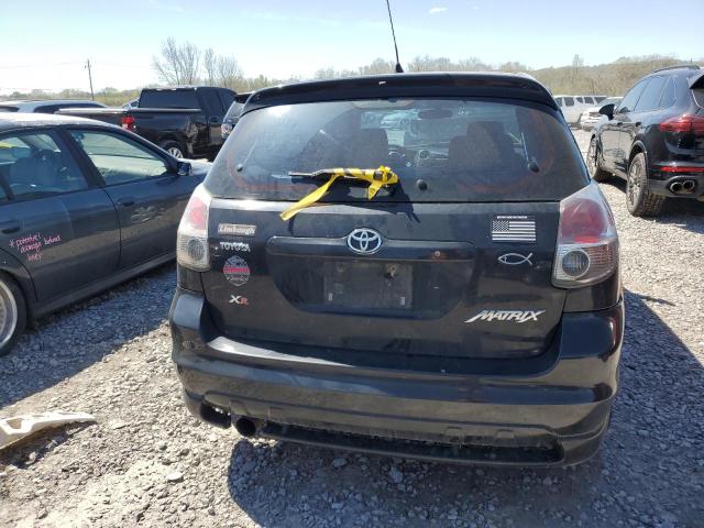 2T1KR32E25C388404 - 2005 TOYOTA COROLLA MA XR BLACK photo 6