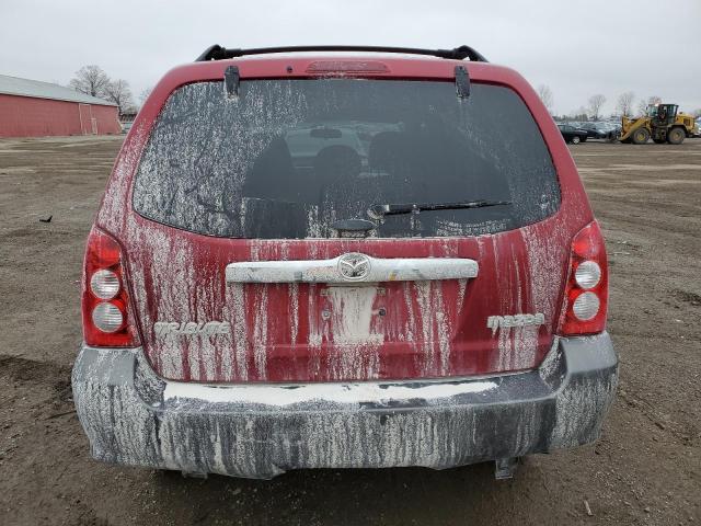 4F2YZ02Z86KM36094 - 2006 MAZDA TRIBUTE I MAROON photo 6