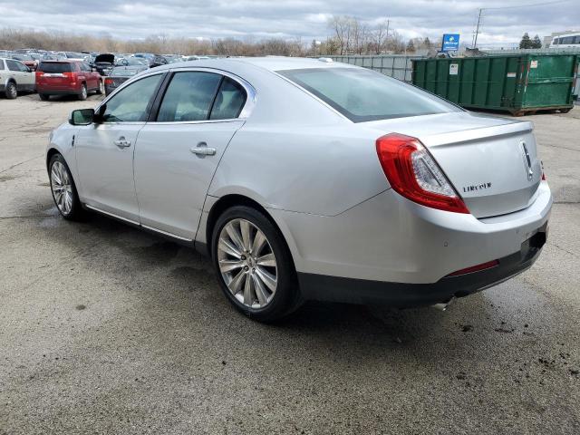 1LNHL9FT4EG609554 - 2014 LINCOLN MKS SILVER photo 2