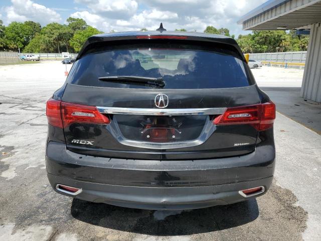 5FRYD4H24GB052178 - 2016 ACURA MDX BLACK photo 6