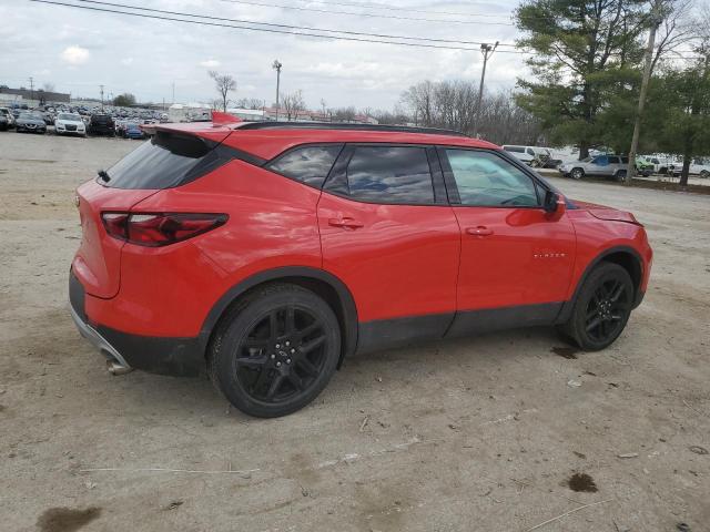 3GNKBBRA5MS529377 - 2021 CHEVROLET BLAZER 1LT RED photo 3