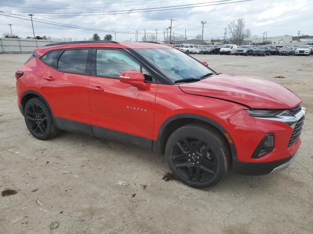 3GNKBBRA5MS529377 - 2021 CHEVROLET BLAZER 1LT RED photo 4