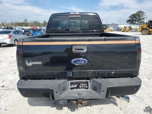 1FTSW21R08EE30173 - 2008 FORD F250 SUPER DUTY BLACK photo 6