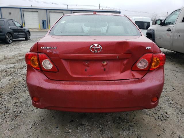 JTDBL40E89J049151 - 2009 TOYOTA COROLLA BASE RED photo 6