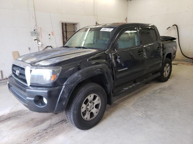 5TEJU62N38Z553483 - 2008 TOYOTA TACOMA DOUBLE CAB PRERUNNER BLACK photo 1