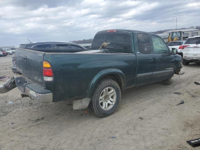 5TBBT44143S375569 - 2003 TOYOTA TUNDRA ACCESS CAB SR5 GREEN photo 3