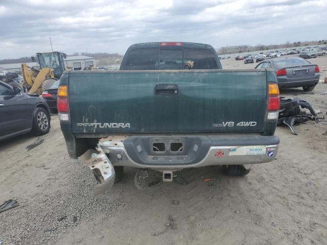 5TBBT44143S375569 - 2003 TOYOTA TUNDRA ACCESS CAB SR5 GREEN photo 6