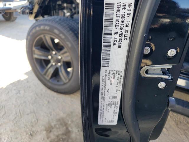 1C6RR7GGXNS182480 - 2022 RAM 1500 CLASS SLT შავი ფოტო 13