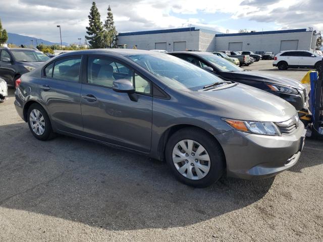 19XFB2F58CE367520 - 2012 HONDA CIVIC LX GRAY photo 4