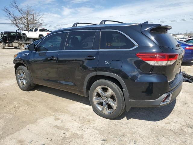 5TDDZRFH4KS726565 - 2019 TOYOTA HIGHLANDER LIMITED BLACK photo 2