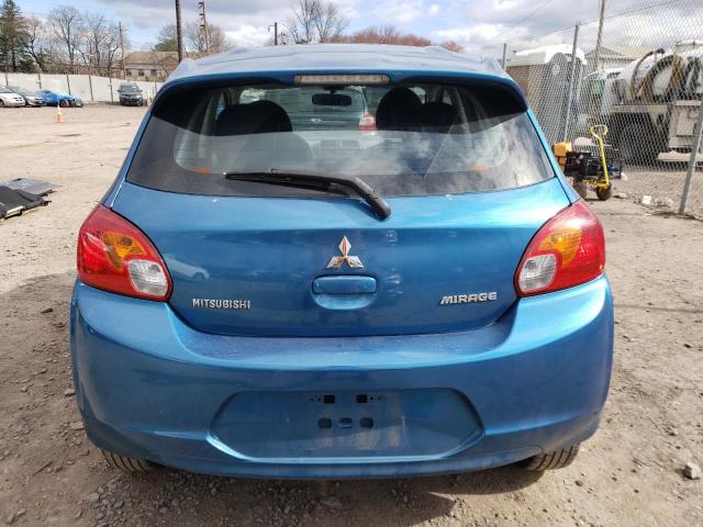 ML32A3HJXEH019008 - 2014 MITSUBISHI MIRAGE DE BLUE photo 6