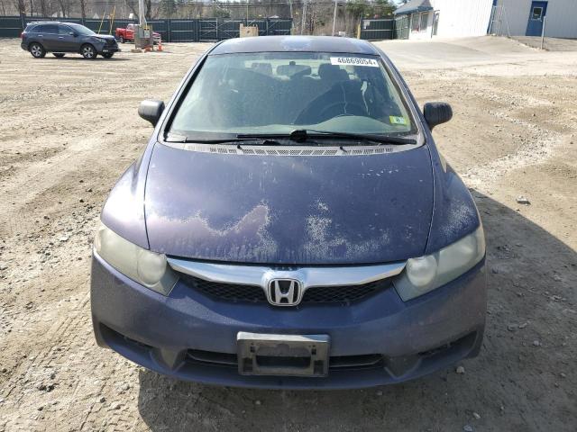 2HGFA15319H512313 - 2009 HONDA CIVIC VP BLUE photo 5