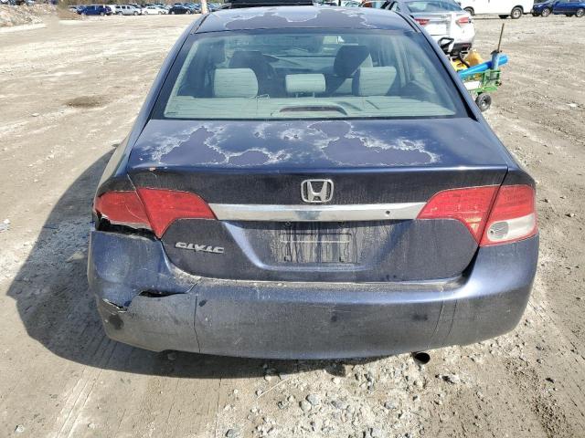 2HGFA15319H512313 - 2009 HONDA CIVIC VP BLUE photo 6