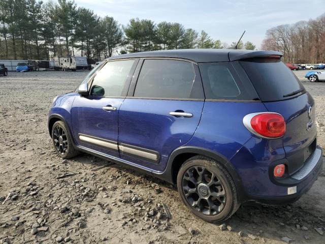 ZFBCFADH0FZ036960 - 2015 FIAT 500L TREKKING BLUE photo 2