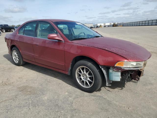 4A3AA46G1YE164740 - 2000 MITSUBISHI GALANT ES RED photo 4