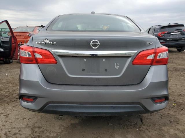 3N1AB7APXKY300451 - 2019 NISSAN SENTRA S GRAY photo 6