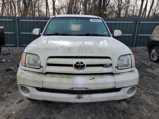 5TBBT48134S449768 - 2004 TOYOTA TUNDRA ACCESS CAB LIMITED WHITE photo 5