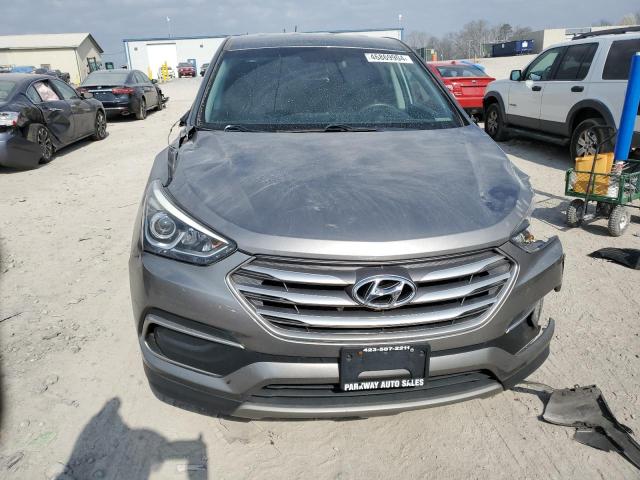 5NMZT3LBXJH076792 - 2018 HYUNDAI SANTA FE S GRAY photo 5