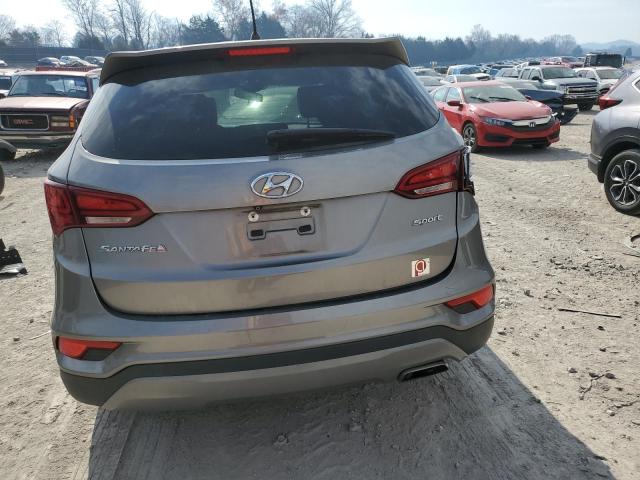 5NMZT3LBXJH076792 - 2018 HYUNDAI SANTA FE S GRAY photo 6